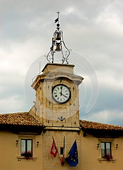 The village clock