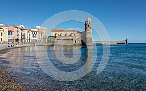 Village of Collioure in the department of Pyrenees-Orientales - Occitan - France