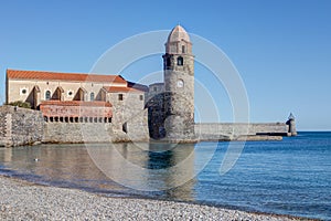 Village of Collioure in the department of Pyrenees-Orientales - Occitan - France