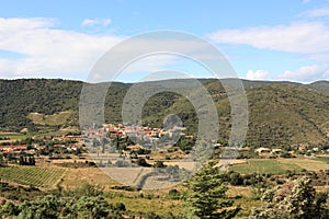 Village of Cucugnan in Corbieres