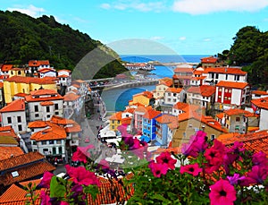 Village of Cudillero in Asturias, Spain