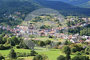 Village of Dabo in Lorraine