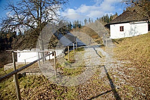 Reconstructed village of Kaliste destroyed during world war 2, Slovakia