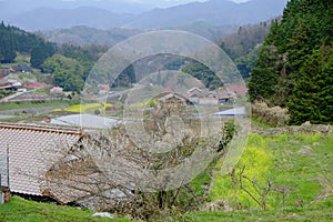 Village of depopulation in Shimane ounau-machi.