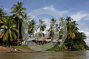 Village of Det island, Si Phan Don photo