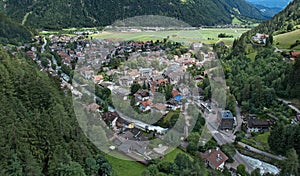 Village in the Dolomite Alps