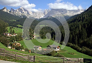 Village in the Dolomites