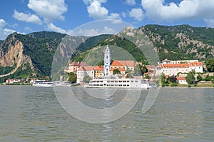 Village of Duernstein,Danube River,Wachau Valley,lower Austria