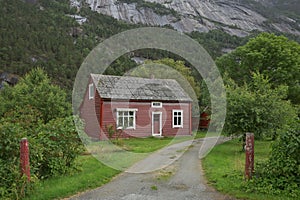 The village of Eidfjord in Norway is a major cruise ship port of call. It is situated at the end of the Eid Fjord, an inner branch