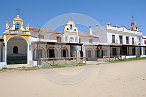 The village of El Rocio, near Huelva, Spain