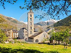 Village of Erill la Vall  in the Pyrenees of Catalonia, Spain photo