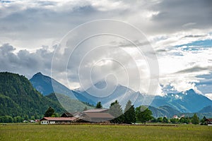 Village in the European Alps
