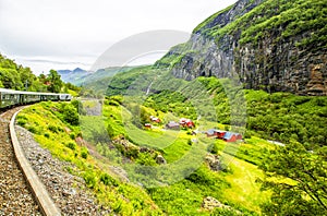 Village in Flam. Norway photo