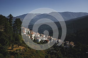 A village in the foothills. Serra da Estrela, Portugal.