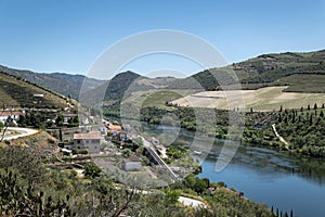 The small village beside the Douro river photo