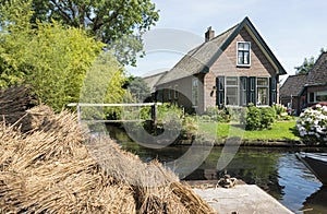 The village Giethoorn in Holland