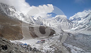 Village of Gorak Shep, Nepal in the way to Everest Base Camp