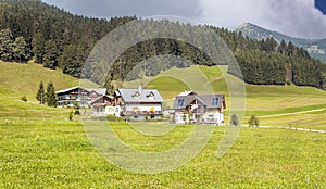 Village of Gosau in Austria