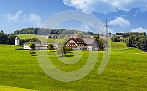 Village of Gosau in Austria