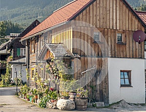 Village of Gosau in Austria