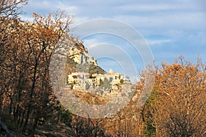 Village of Gourdon in France