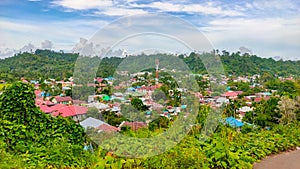 A village in the green valley area of Manokwari