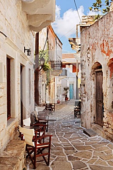 Village of Halki, Naxos Island, Greece.