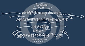 The Village Handwritten Font