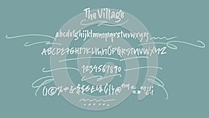 The Village Handwritten Font