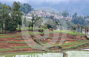 Village in Yuanyang county, Yunnan, China