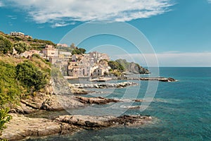 Village and harbour at Porticciolo in Corsica