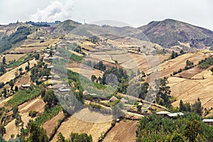 Village on the hills