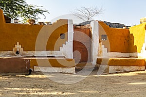 Village house in Khari, Thar Desert in Rajasthan, India