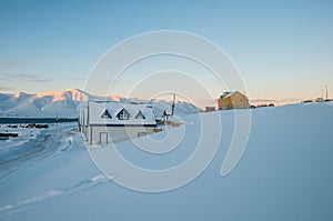 Village of Hrisey in iceland