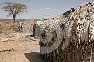 Village hut in Kenya