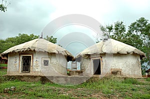 Village huts at Udaipur