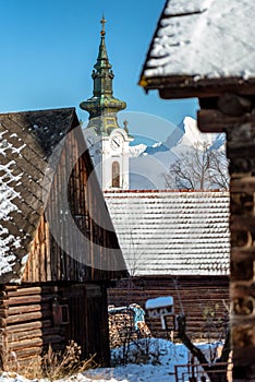 Village Hybe in region Liptov area in Slovakia