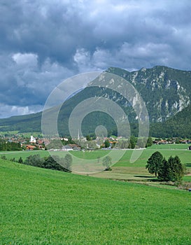Village of Inzell,Chiemgau,upper Bavaria,Germany