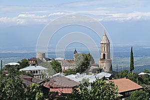 Village in Kakheti eastern Georgia photo