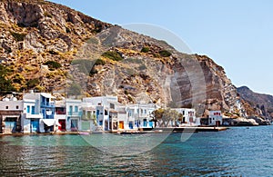 Village of Klima. Milos Island, Greece.