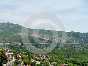 The village Klis in Croatia