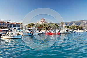 The village Koilada near Kranidi of Argolida in Peloponnese, Greece photo