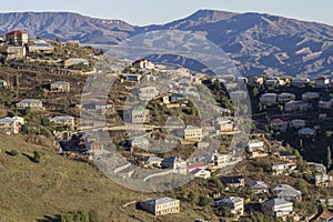 The village of Kubachi in Dagestan