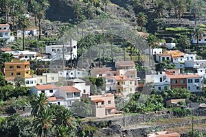 A village in La Gomera , the Canary Islands