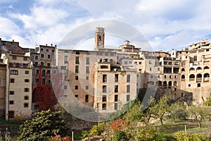 The village of La Vilella Baixa, el Priorat, Tarragona, Catalonia, S