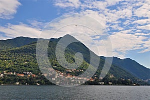 The village of Laglio on Lake Como Italy