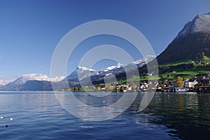 Village on Lake Lucerne