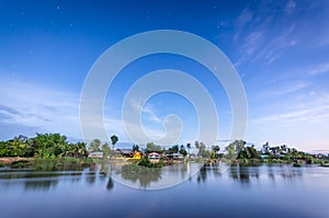 Village in Laos on Don Det island