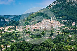 Village of Le Bar sur Loup in southeastern France, department Alpes Maritimes