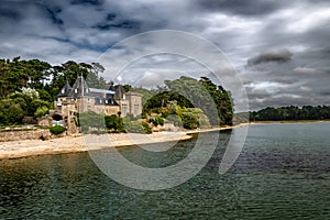 Village Le Conquet At The Finistere Atlantic Coast In Brittany, France